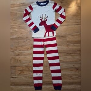 HANNA ANDERSON ORGANIC COTTON PAJAMA SET SIZE 8 NWOT